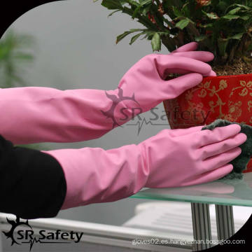 SRSAFETY La mejor calidad que lava los guantes del trabajo del látex del hogar